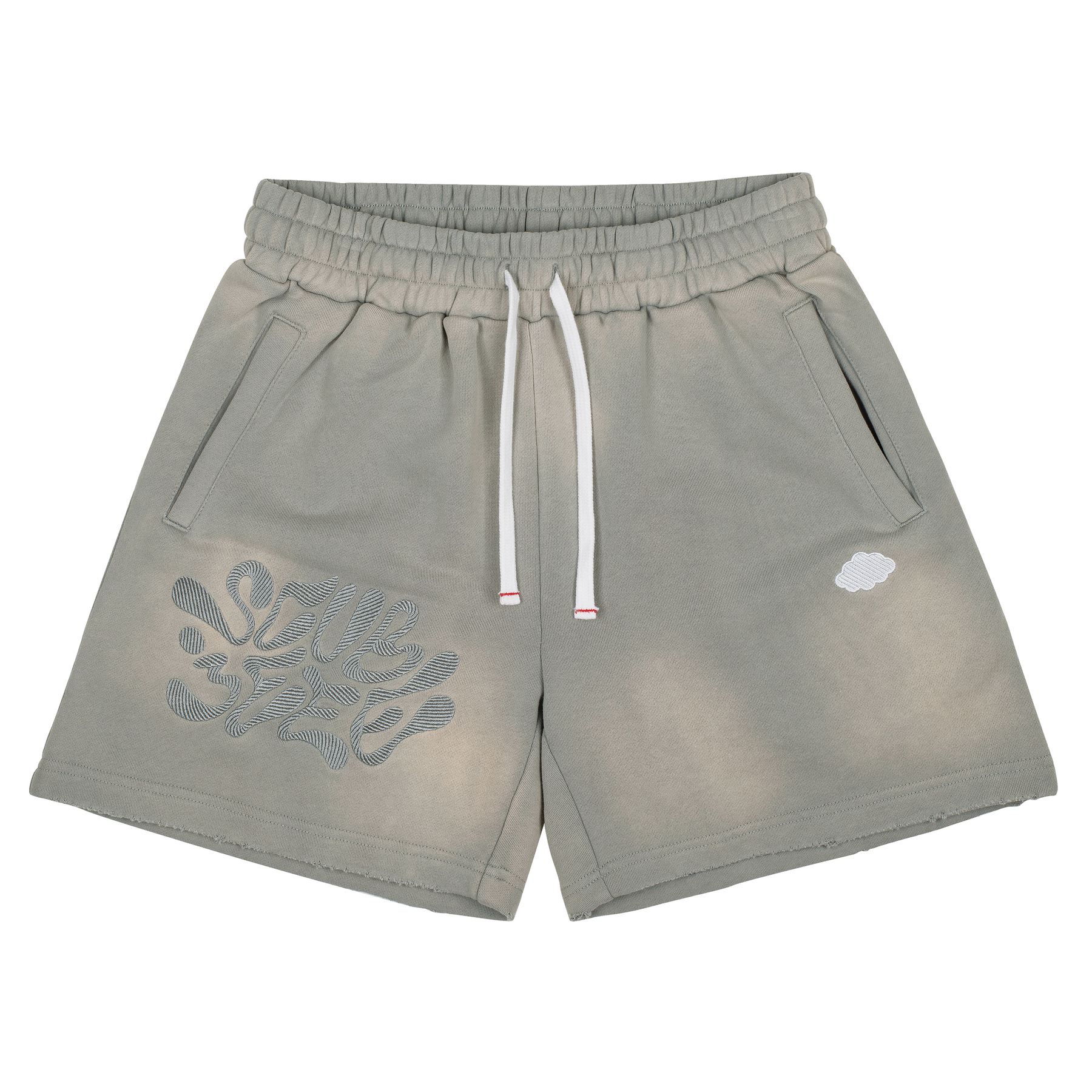 Distressed 2025 sweat shorts