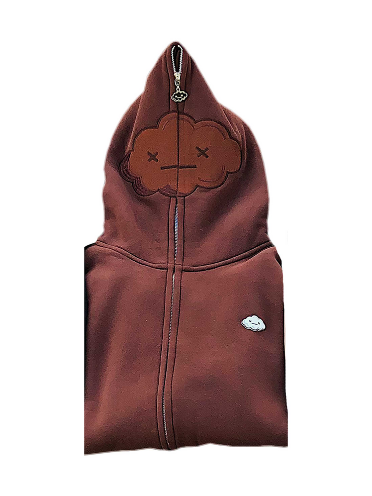 FULL ZIP CLOUD HEAD HOODIE – scubieee
