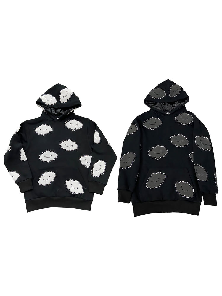 トップス bijou puff sweat Hoodies & Sweatshirts | Boxy Cropped Oversized Hoodie | boohoo